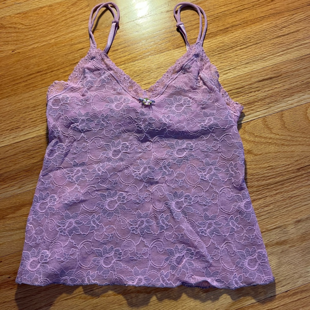 Victoria's Secret Lavender Lace Camisole